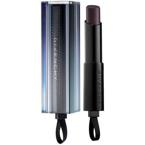 givenchy rouge interdit vinyl lipstick noir révélateur black|Givenchy color enhancing lipstick.